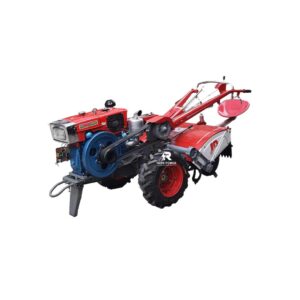 JD16L Jiadi Walking Diesel Tractor 16HP with Implements (Disc Ploughs, Arrow Ploughs, Rotavators, and Iron Wheels) – Key Start