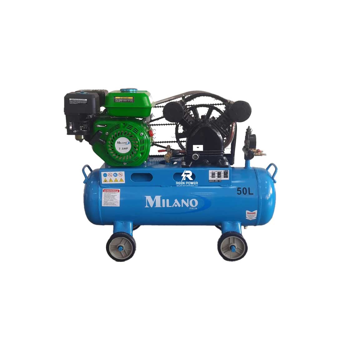 100 Litres ML3100B Milano Italia Petrol Driven Compressor