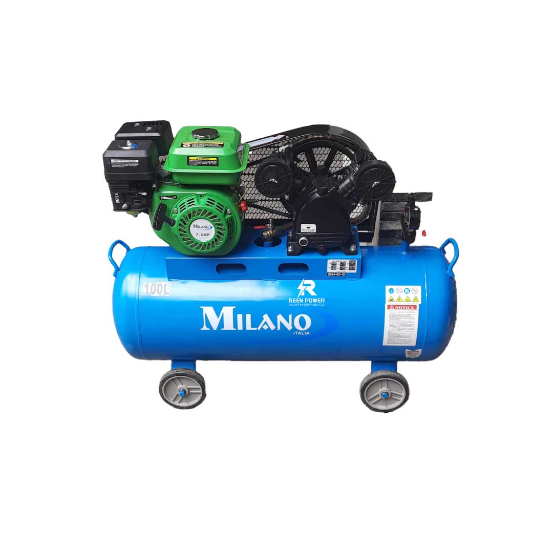 50 Litres ML750E Milano Italia Petrol Driven Compressor
