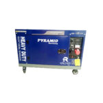 15kVA 1-Phase Pyramid Silent Diesel Generator with ATS – Blue Air-Cooled Heavy Duty Single Phase Germany Technology