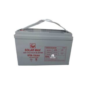 Solarmax 150Ah Solar Battery – Grey | Reliable Deep Cycle Performance