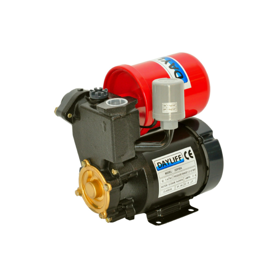 Dayliff DDP 50A Automatic Mini Electric Booster Water Pump – 0.32HP / 0.25kW