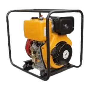 14HP Rhino Japan Diesel Water Pump 3" – 110m Head, 65m³/hr, Yellow High Pressure, Rope Start