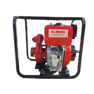 14HP Kmax Italy Diesel Water Pump 3" – 110m Head, 65m³/hr High Pressure, Rope Start