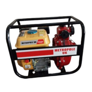 Metropole UK Water Pump High Pressure 2" – 7.5HP Engine, 90m Head, Double Impeller