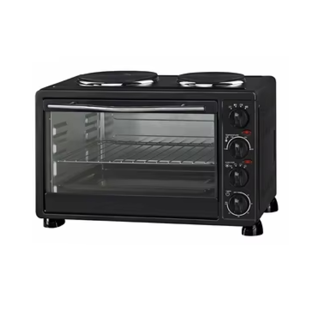 Premier 60L Electric Oven with Double Hotplates – All-in-One Culinary Station - Image 2