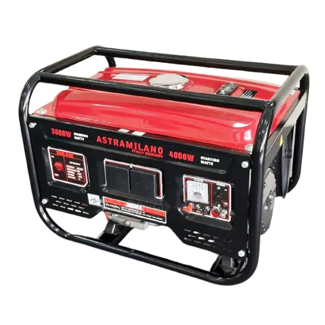 Astramilano AM3500EX – 3.8kVA Rope Start Petrol Generator