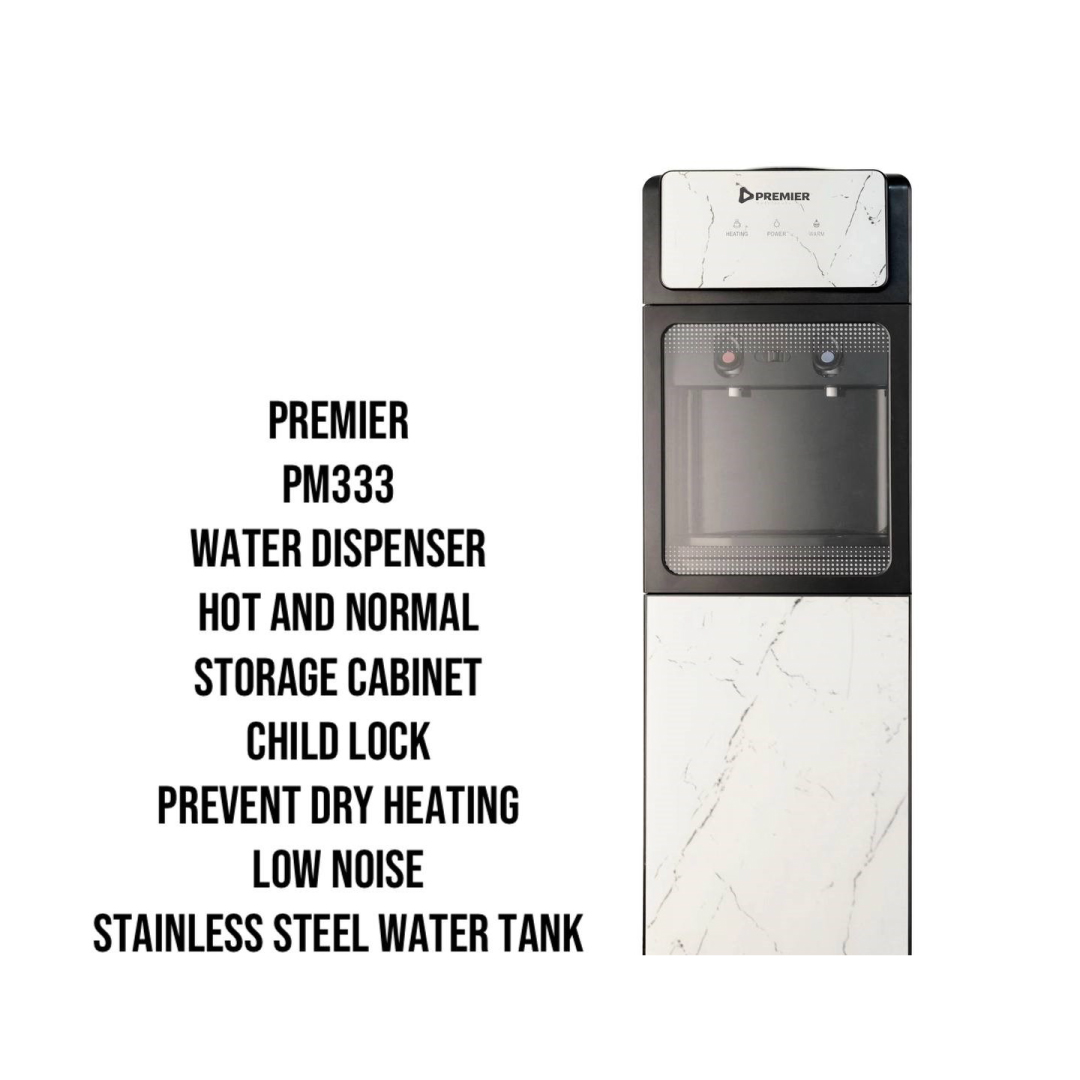 Premier PM333 Water Dispenser – Hot & Normal with Storage Cabinet - Image 2