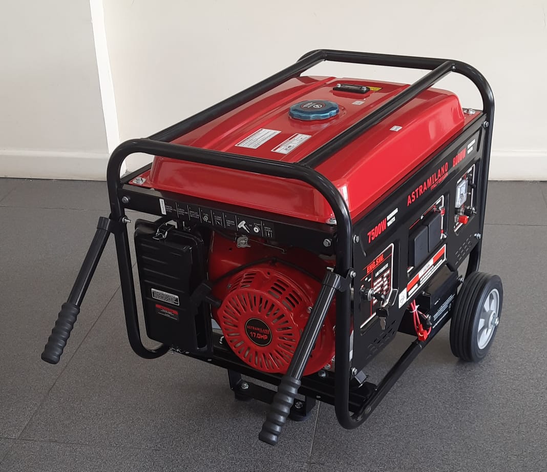 Astramilano AM7500EXE – 7.5kVA Key Start Petrol Generator - Image 2