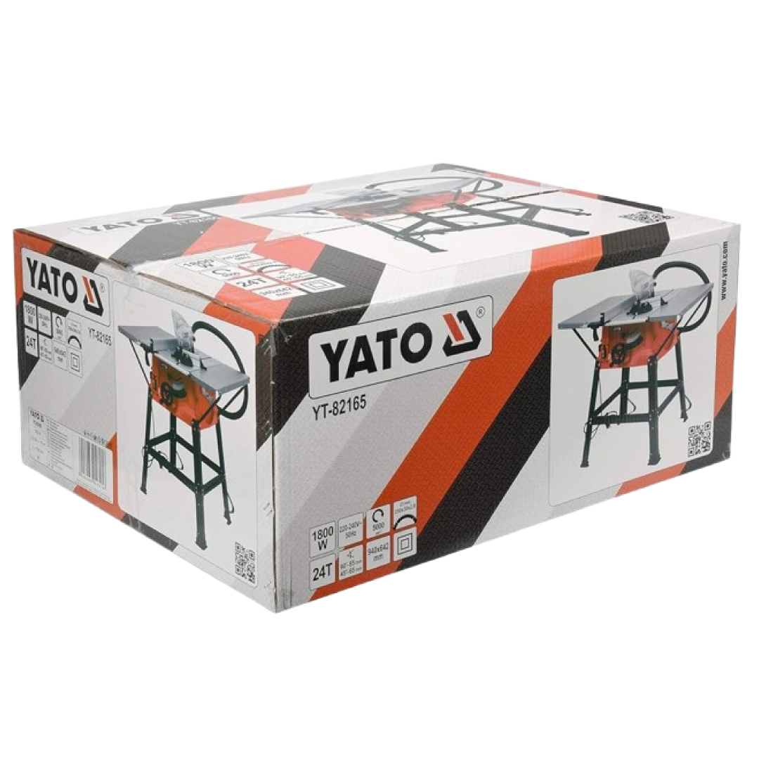 10" (254mm) YATO Table Saw – 1800W | Model: YT-82165BS - Image 2