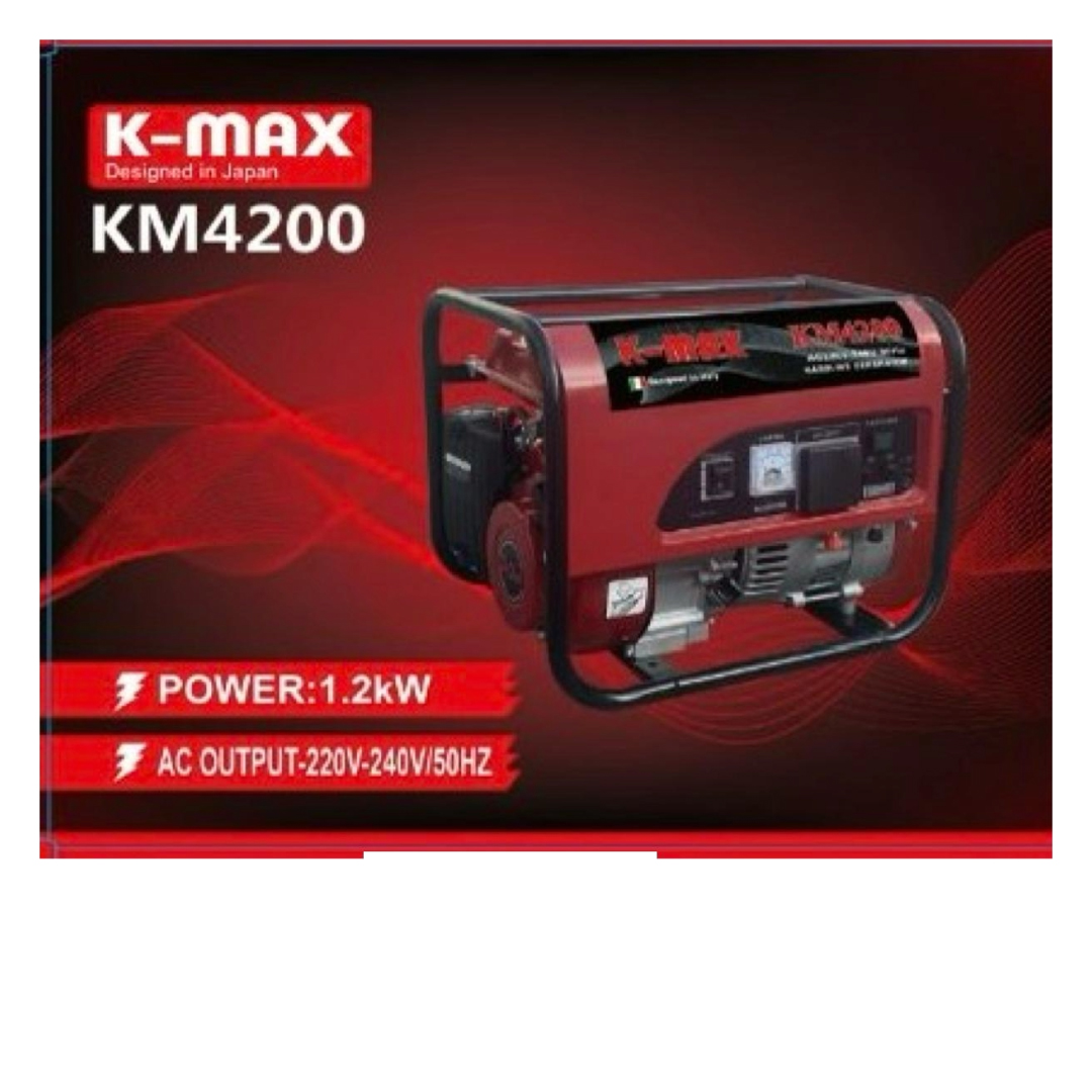 1.2KVA KMAX Petrol Generator – KM4200 4-Stroke Reliable Powerhouse - Image 2