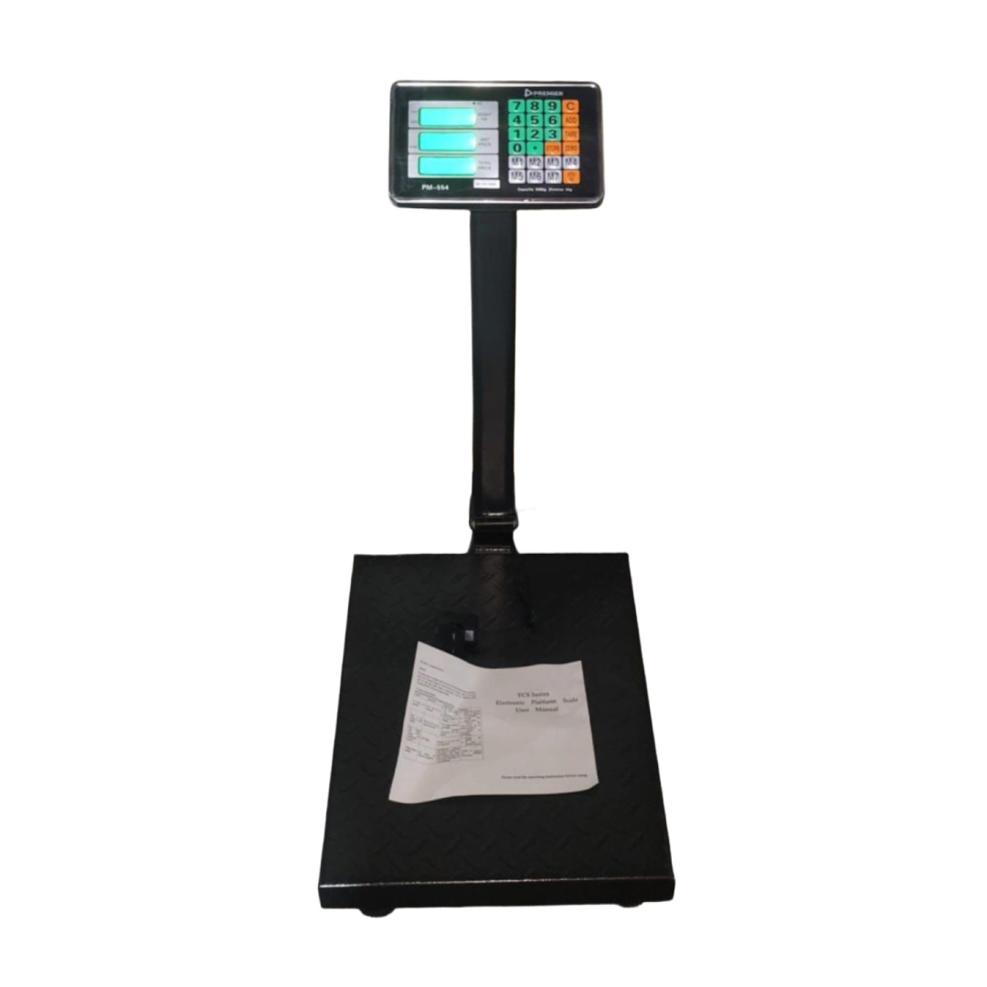 300Kg Premier Model 554 Heavy-Duty Digital Weighing Scale – High Precision & LCD Display