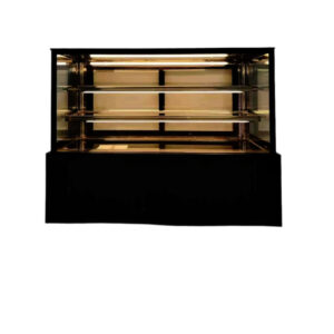 Premier Glass Cake Display 1.5 Metre – Elegant, Chilled & Eye-Catching