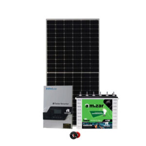 Infinisolar 1.2kW Solar Kit – Amizar 220Ah Acid Battery Backup Solution