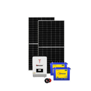 Amizar 1.5kW Solar Kit – Eastman Tubular Acid Battery Backup Solution