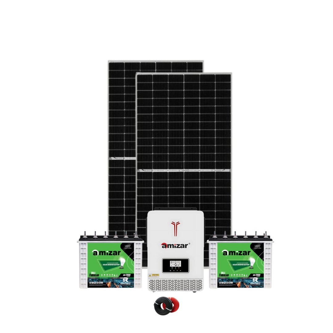 Amizar 1.5kW Solar Kit – Complete Backup Solution