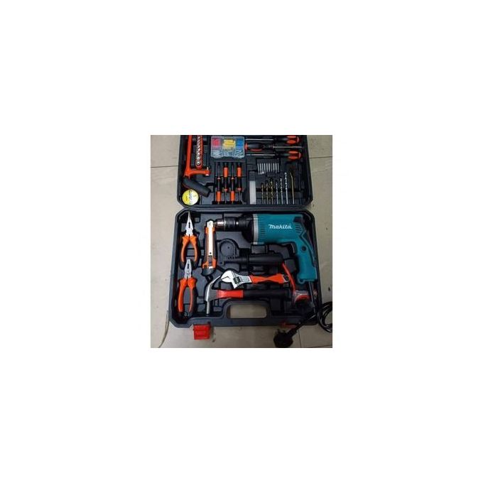 Makita Accessories Electrician Tools Box With Electrictrical Drill