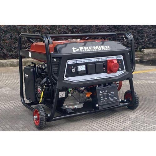 Premier PM6800ET 5KVA Petrol Generator with Key Start and Wheel