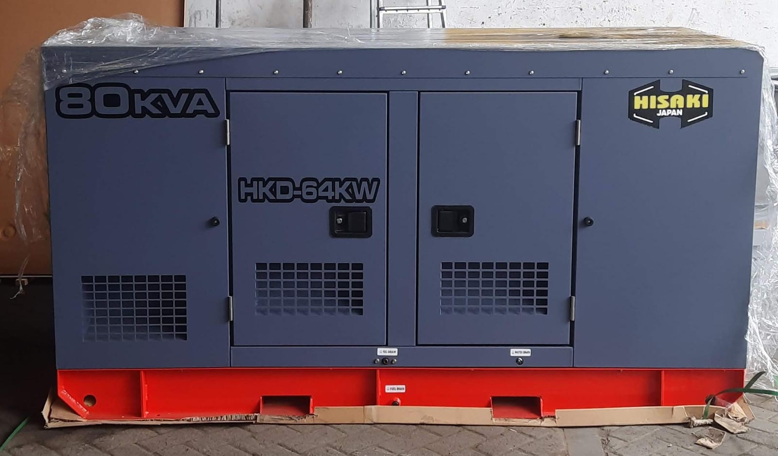 Hisaki Japan HKD64KW — 80 kVA Water‑Cooled 3‑Phase Generator
