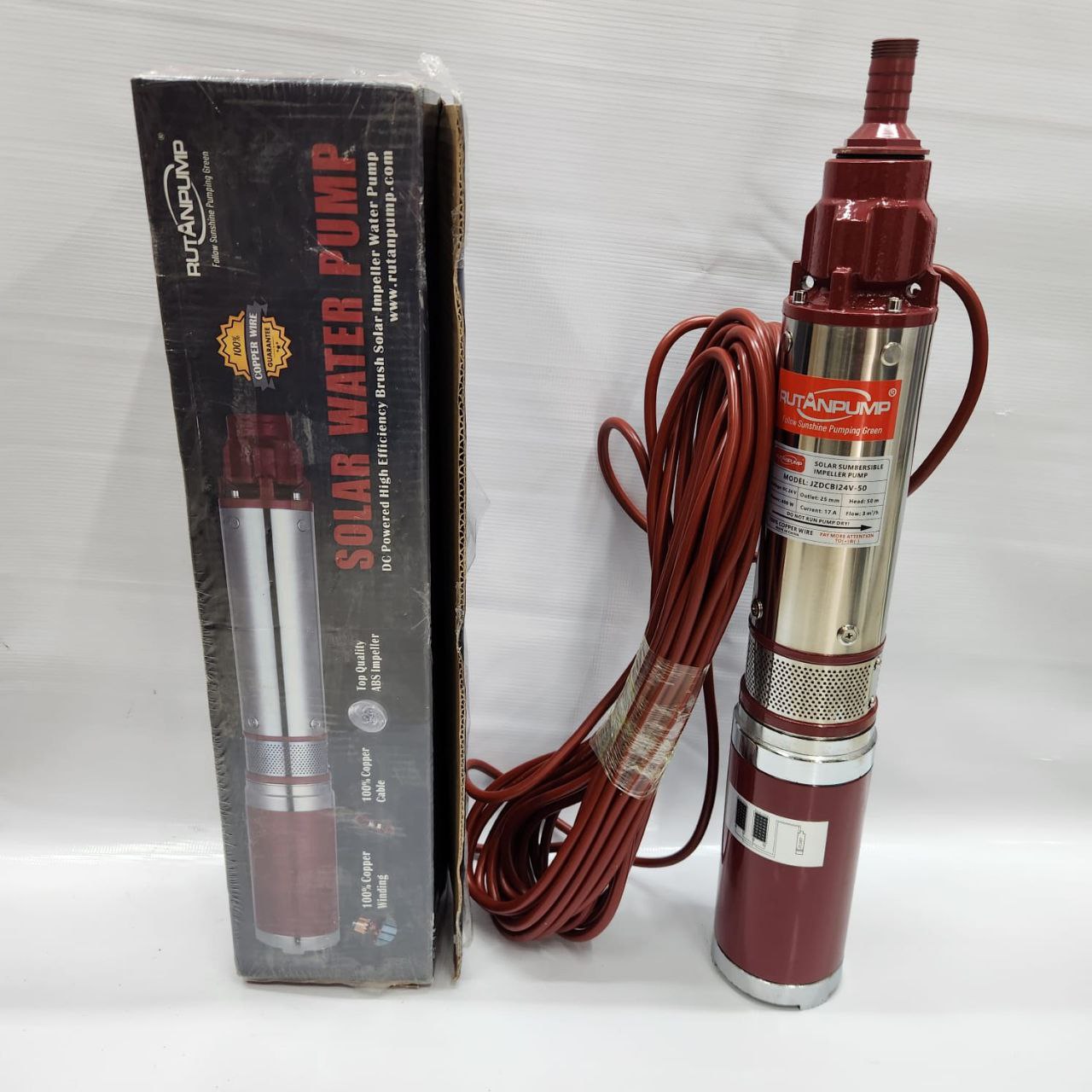 Rutan 400W 50 metres Submersible Solar Water Pump