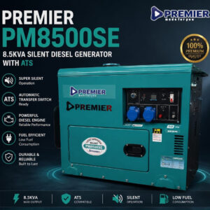8.5KVA Premier Silent Diesel Generator with ATS - PM8500SE