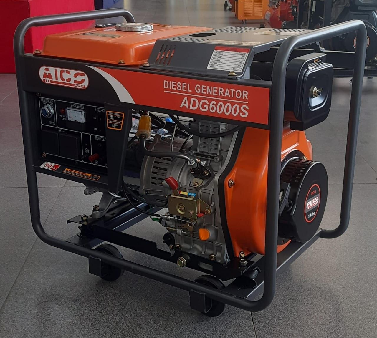 7.5kVA AICO Japan LT7500CLE Petrol Generator - Key Start