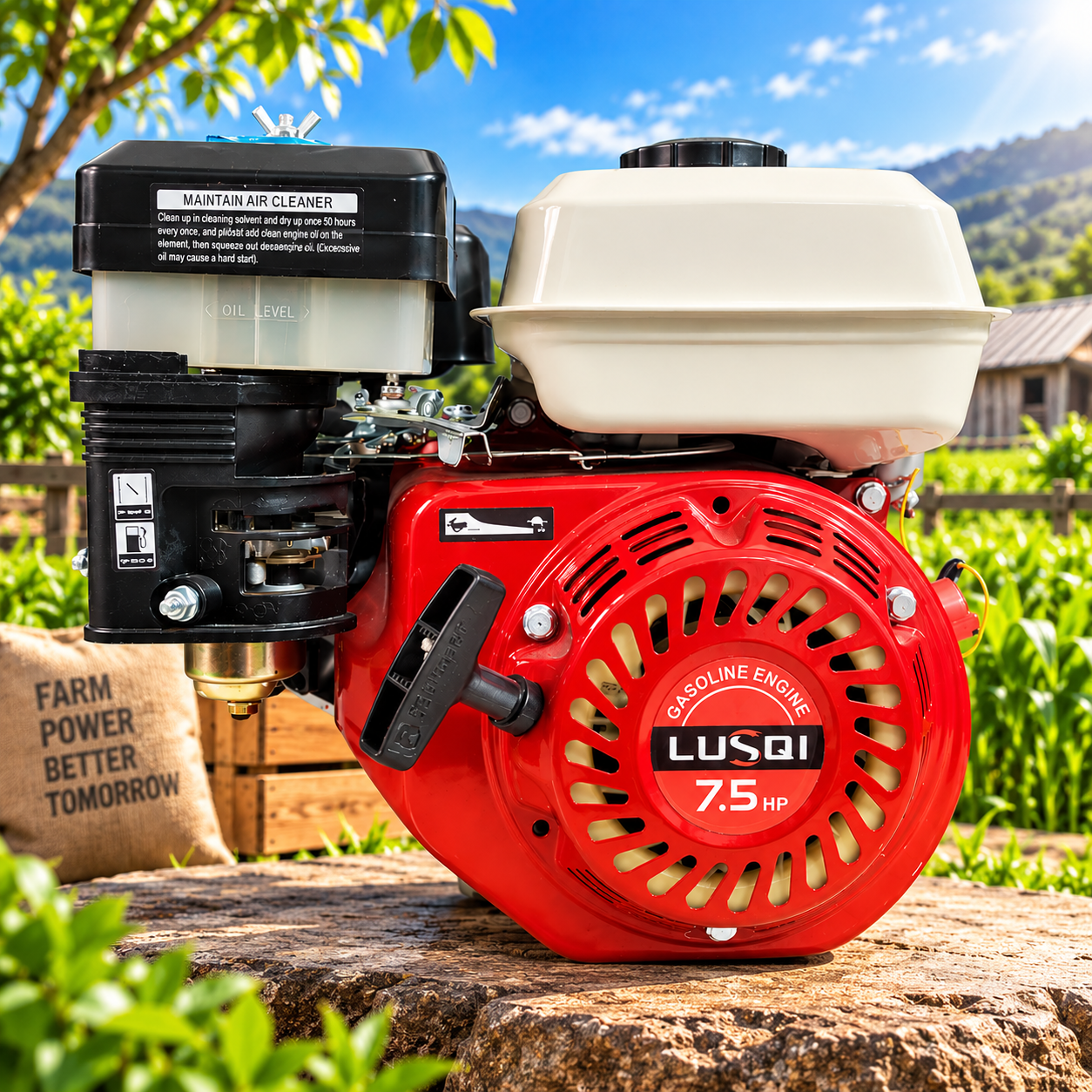 Lusqi LUS170F petrol engine Lusqi LUS170F petrol engine