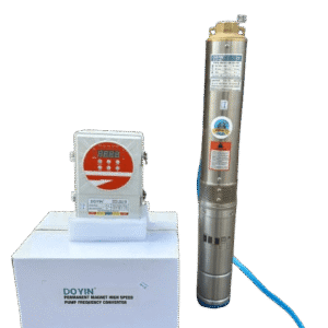 DOYIN 3SDS4-400W (0.5HP) DC Submersible Solar Pump Ordinary Impeller and Controller 55m Max Head, Max Rate 4m3/h