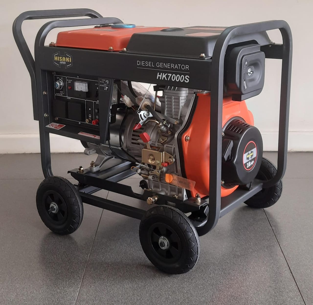 9.3kVA Hisaki Japan HK7000S Diesel Generator - Open Type