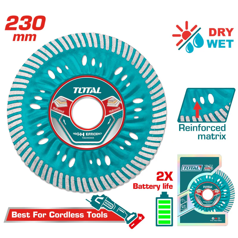 Total 230mm Ultra-thin Diamond Disc (TAC062301)