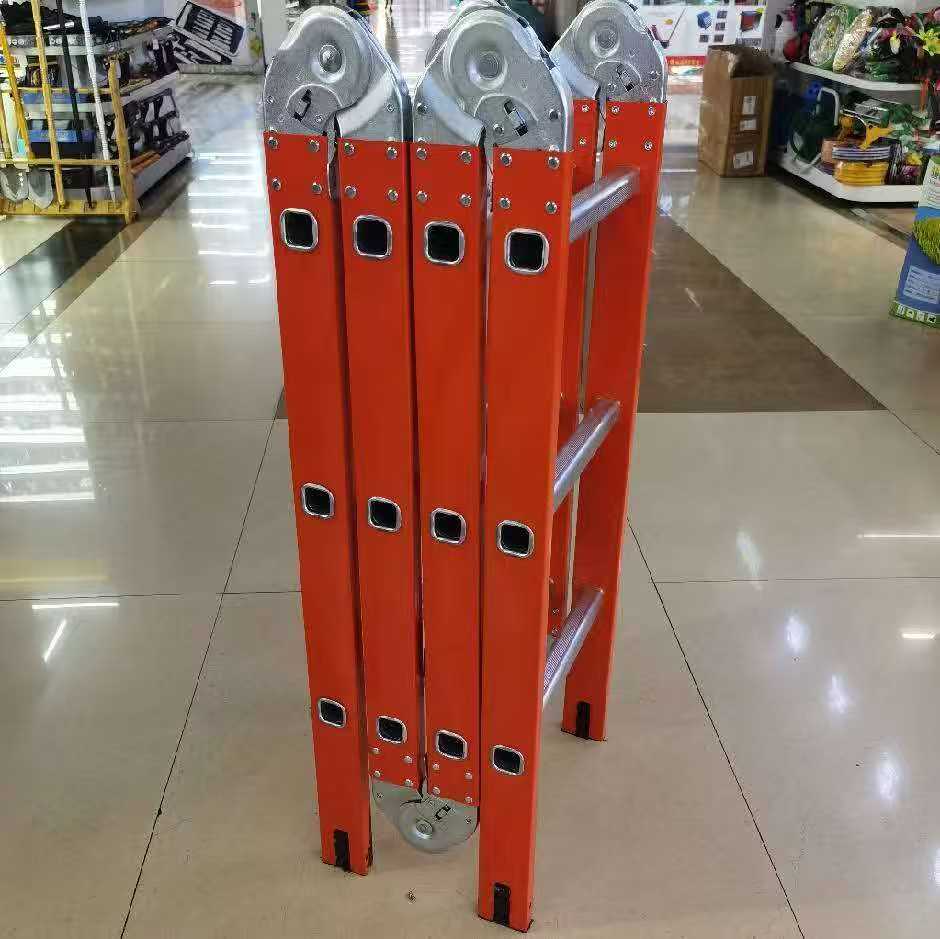 4 × 5m Foldable Aluminium Ladder (5.7m)