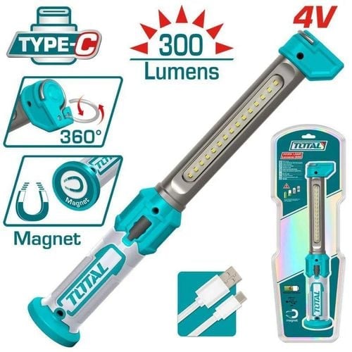 TOTAL 4V Cordless Work Lamp - TWLI043006