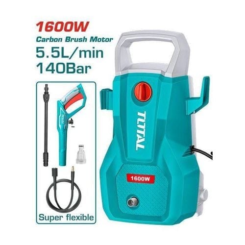 Total 1600W High Pressure Washer (TGT11336) - 140Bar (2030PSI)