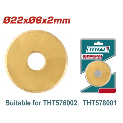 TOTAL Tile Cutter Blade Φ-22Χ6Χ2mm (THT576002B)