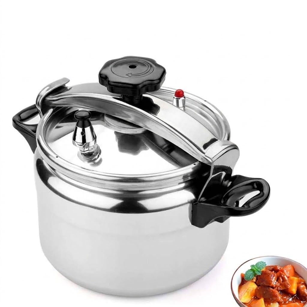 Nunix 5L Stainless Steel Manual Pressure Cooker