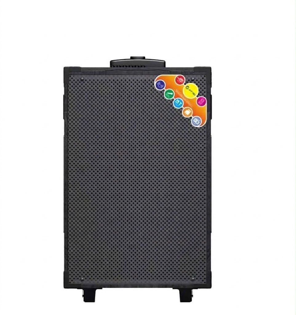 Amtec AM-15 Portable Trolley Speaker with Bluetooth, USB, SD Card and FM Radio