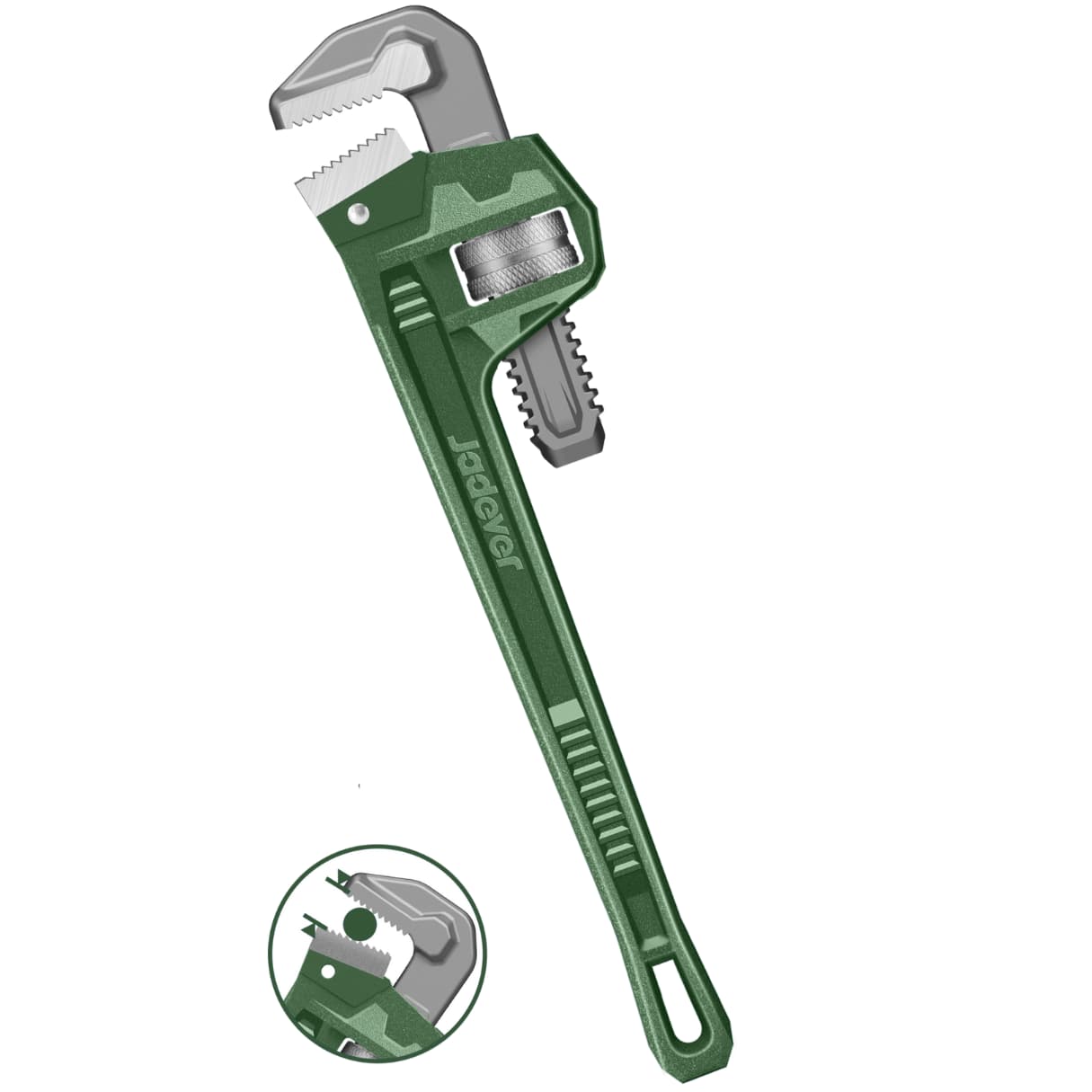 Jadever Pipe Wrench Size: 24" (JDPW1124)