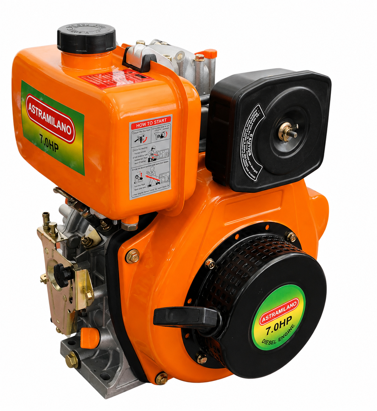 7.0HP Astramilano AM178F Air-Cooled Diesel Engine