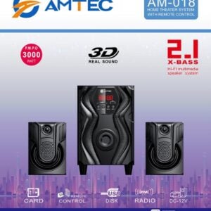 AMTEC 2.1 Home Theater Speaker System - Model AM-018