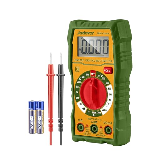 Jadever Digital Multimeter 2000 Counts LCD Display 600V(JDDM2506)
