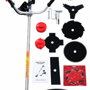 JTMAX 2S-JT35 2 Stroke Side Pack Brush Cutter with 8 Attachments