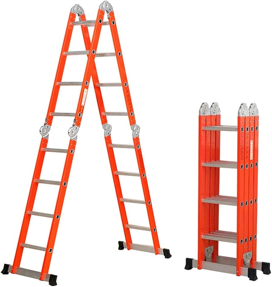 Fundi FFL44-FRP (4 x 4 Step) Folding Fibreglass Multi-Purpose Ladder