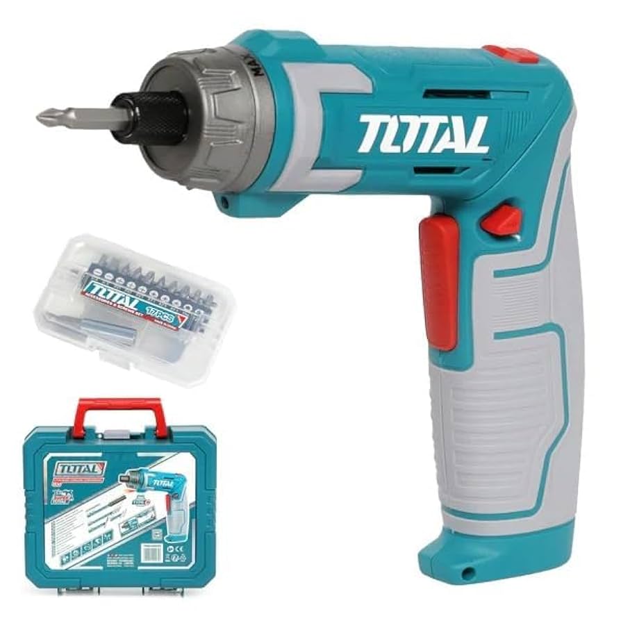 TOTAL 8V Cordless Screwdriver (6Nm) - TSDLI08025