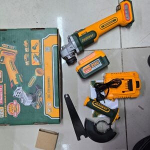 20v Jadever Cordless Angle Grinder - Includes charger, battery, guard and handle