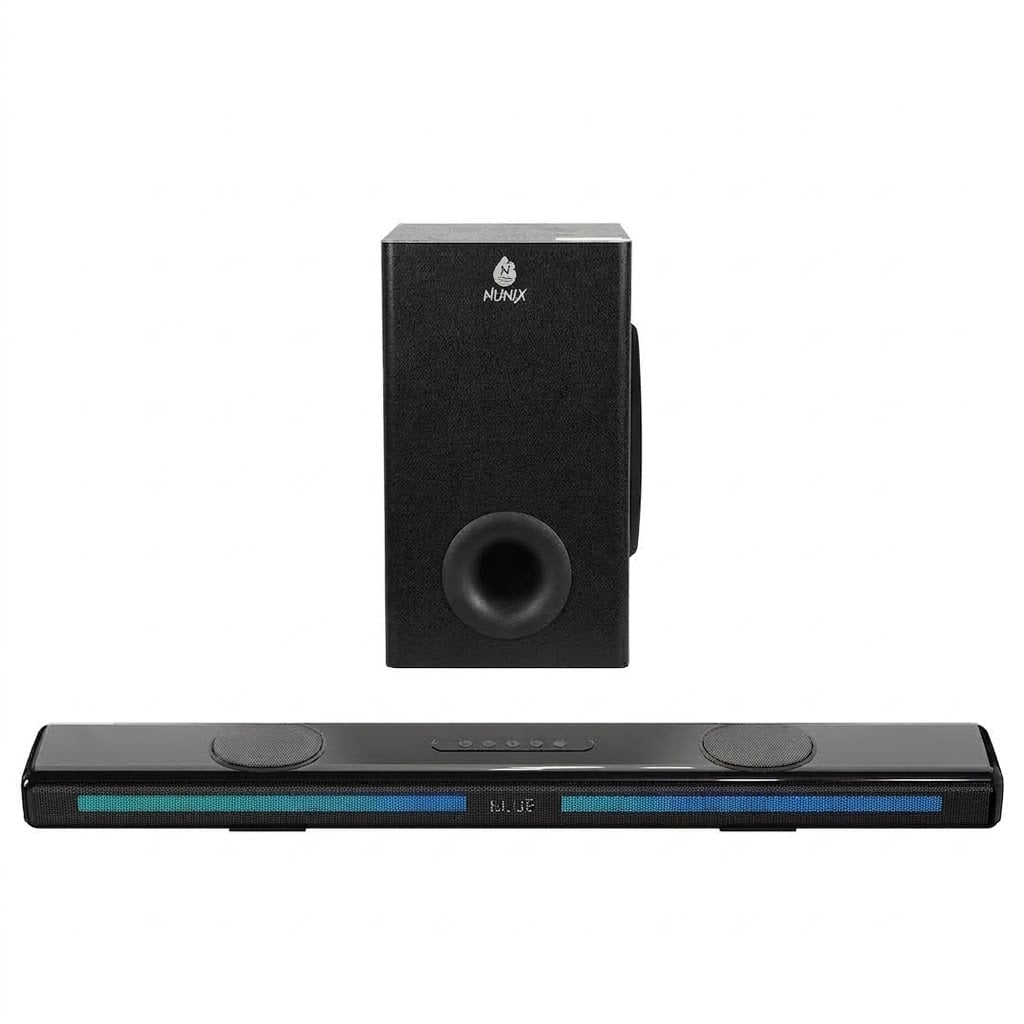 Nunix NU-A36 Bluetooth Soundbar Speaker System with Subwoofer