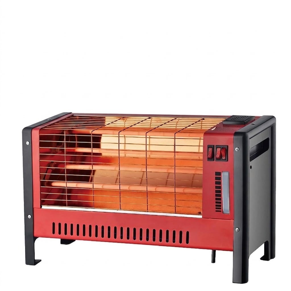 Nunix HQ20 3-Sided Quartz Room Heater with Humidifier