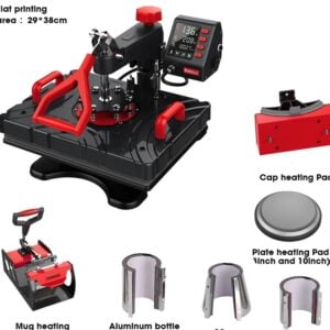 8 in 1 Combo Heat Press Machine FreeSUB