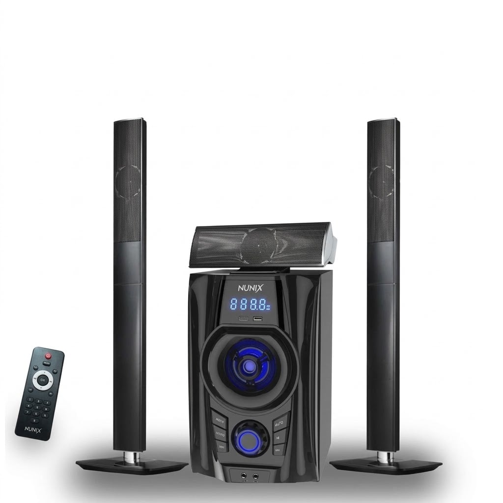 Nunix NU-M1 3.1CH Bluetooth Home Theater Speaker System