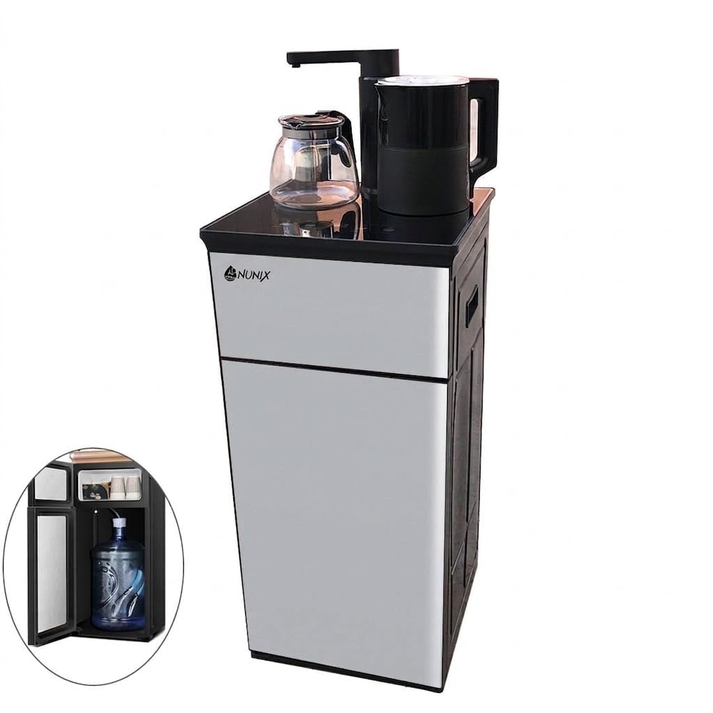 Nunix A1 Bottom Load Hot & Normal Water Dispenser (Silver)