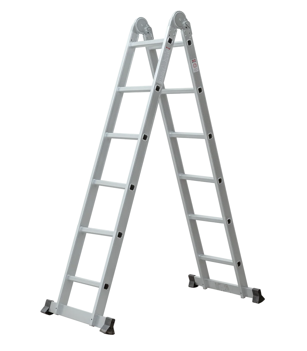 Fundi FFL26 (2 x 6 Step) Folding Aluminium Multi Purpose Ladder